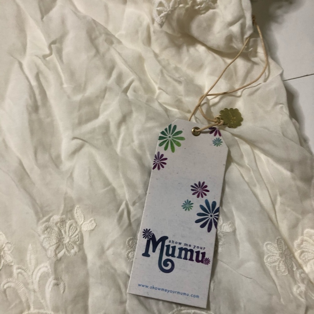 show me your mumu birdie ruffle scallop dress - Picture 14 of 15